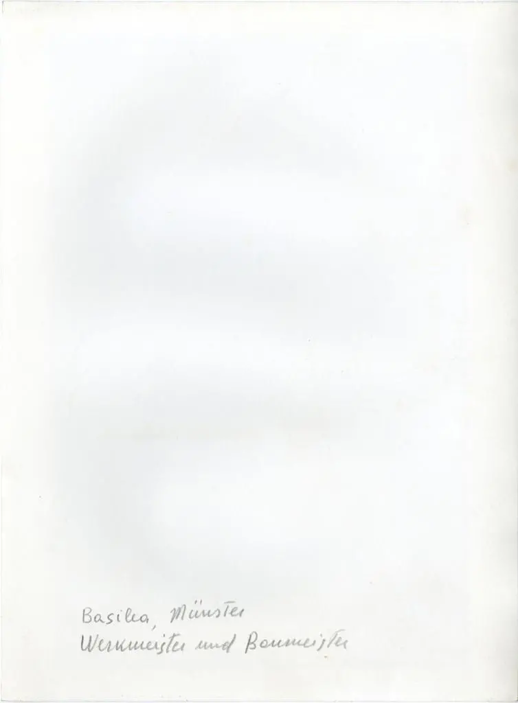 Anonimo , Basilea, M&uuml;nster - Werkmeister und Baumeister