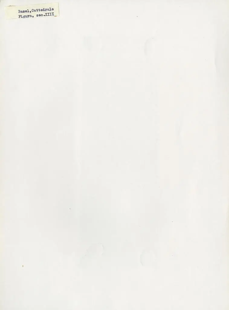 Anonimo , Basel, Cattedrale - Figura, sec. XIII