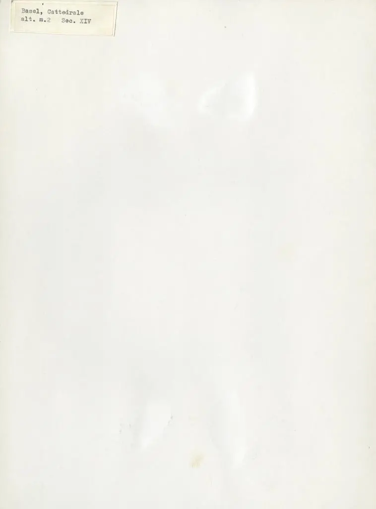 Anonimo , Basel, Cattedrale alt. m. 2 Sec. XIV