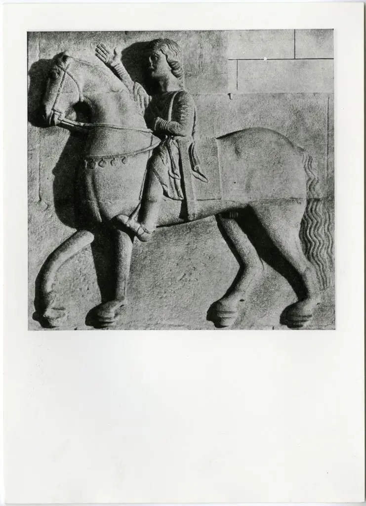 Anonimo svizzero sec. XII/ XIII , Cavaliere