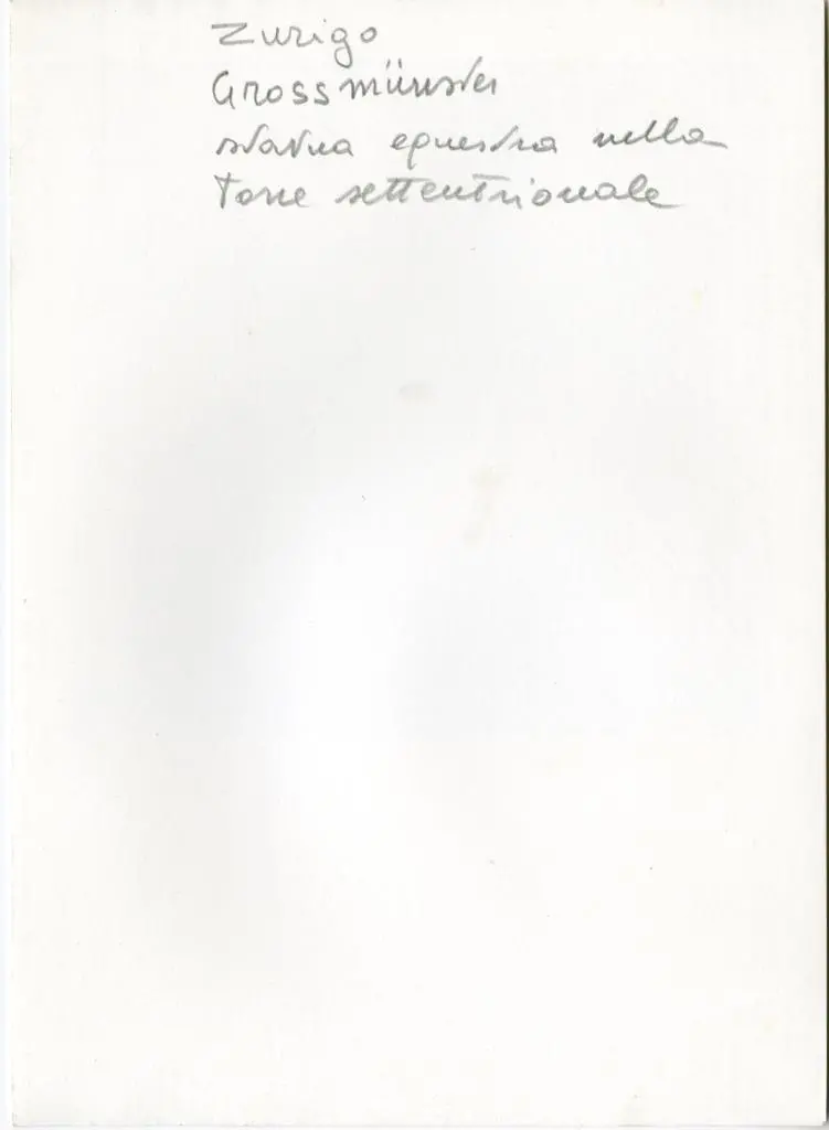 Anonimo , Zurigo - Grossm&uuml;nster - statua equestre nella torre settentrionale