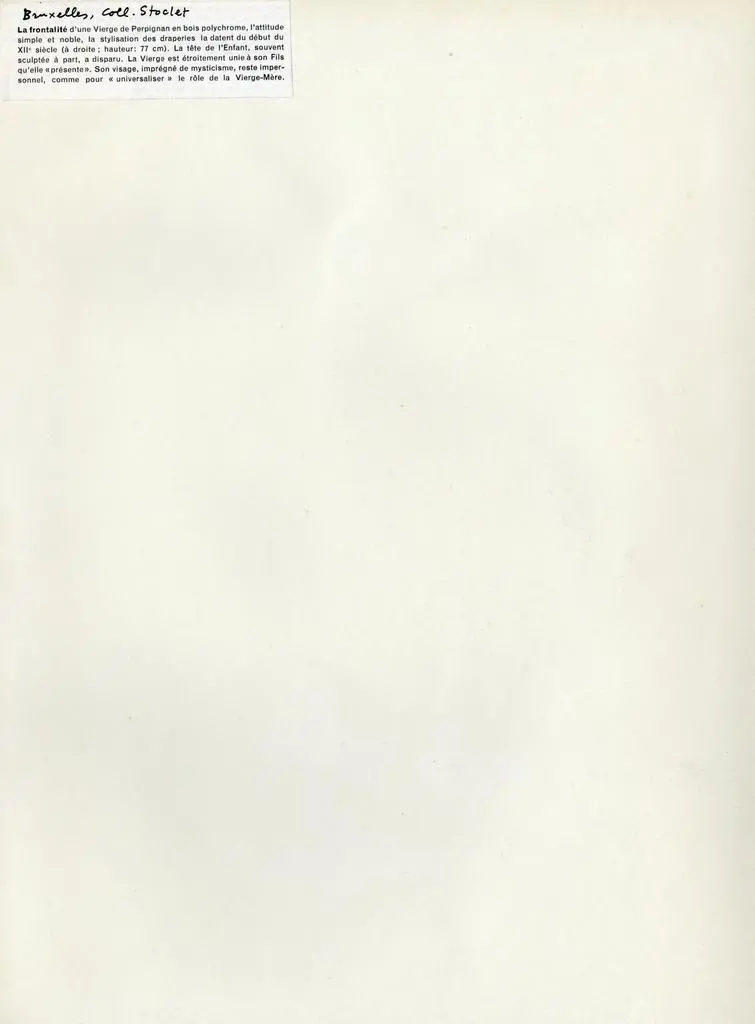 Anonimo , Anonimo fiammingo - sec. XII - Madonna con Bambino