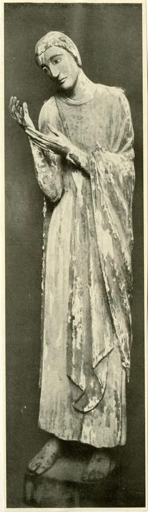 Anonimo fiammingo sec. XIII , San Giovanni Evangelista dolente