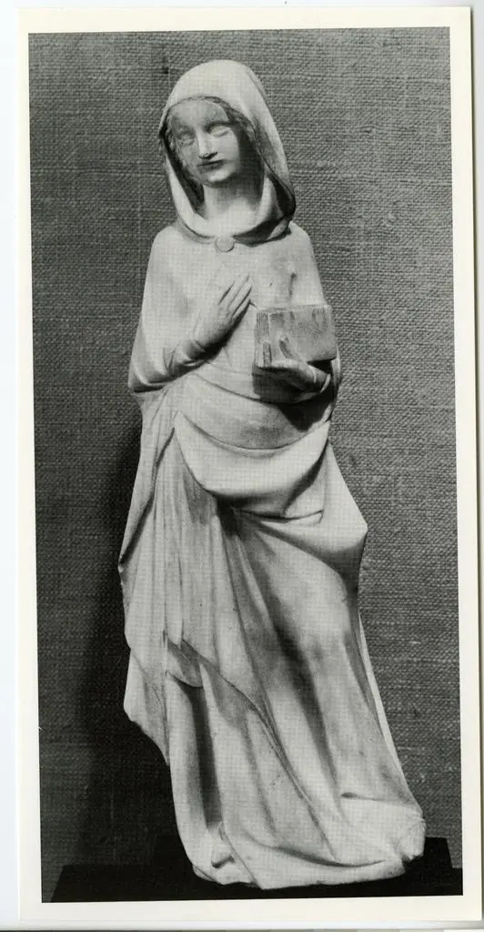 Anonimo , Maestro mosano di Carrara: Annunciata; Dayton Art Institute