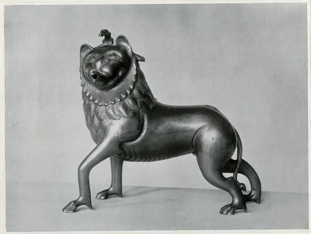 Anonimo fiammingo sec. XIV , Leone