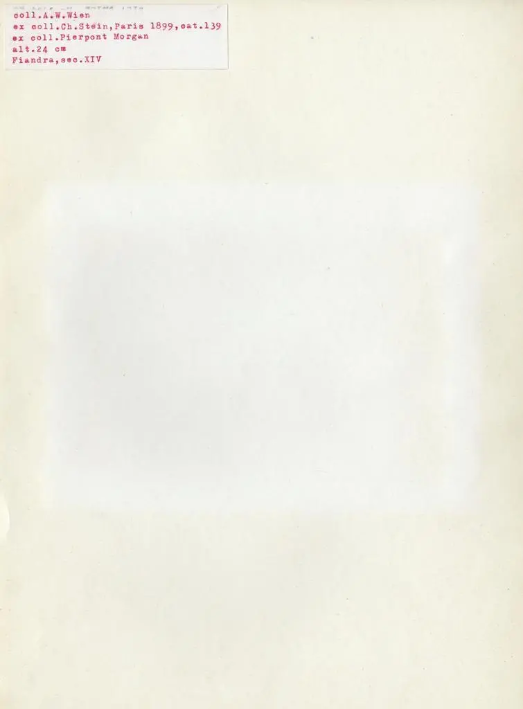 Anonimo , Anonimo fiammingo - sec. XIV - Leone