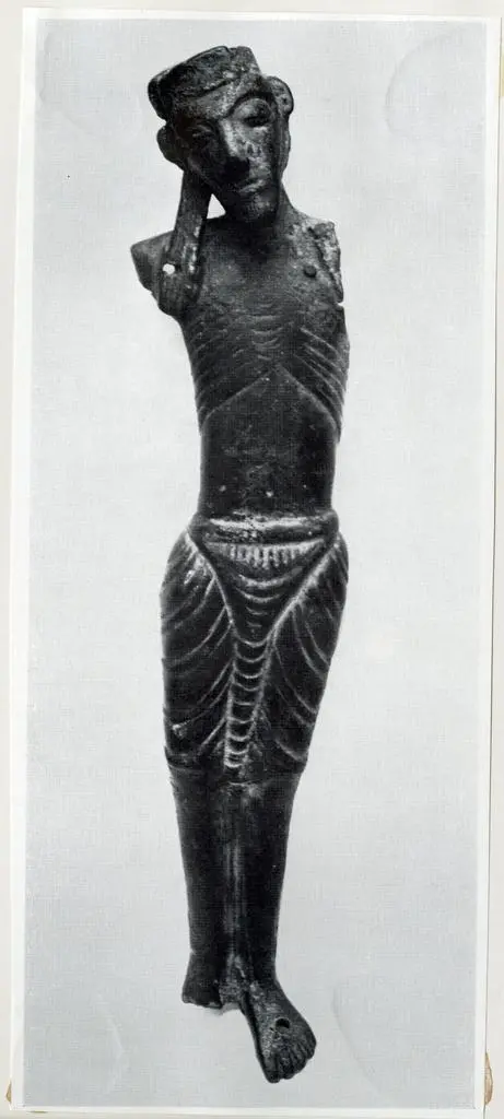 Anonimo , Anonimo irlandese - sec. XIII - Cristo crocifisso