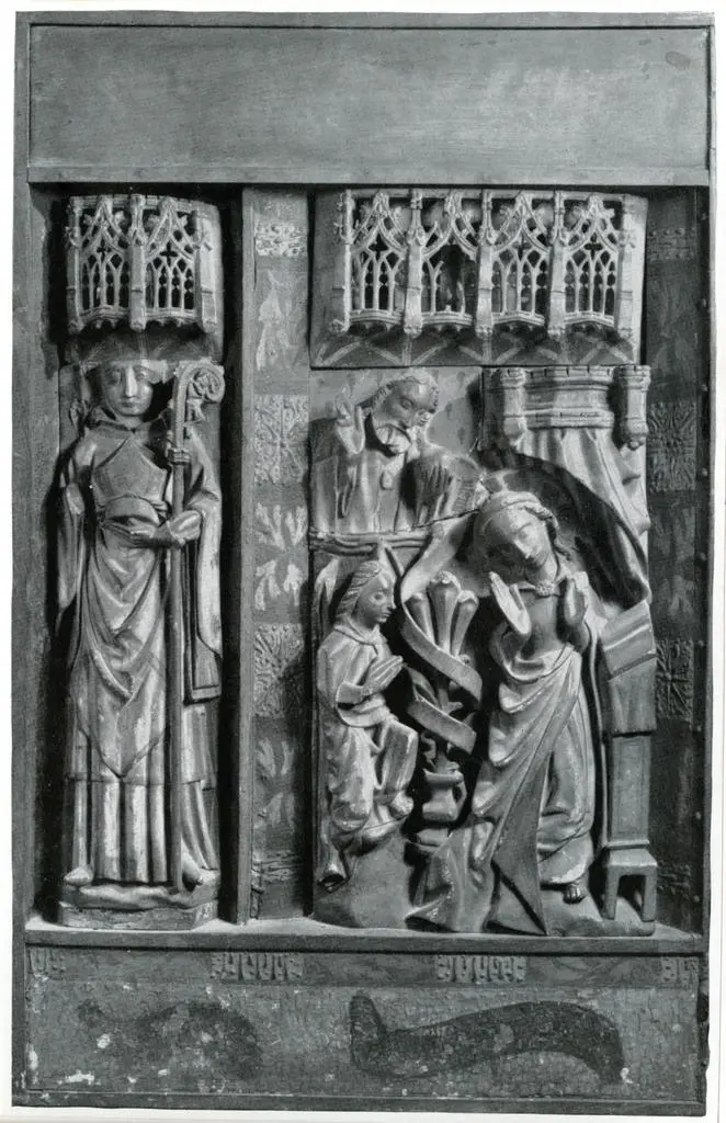 Anonimo , Anonimo inglese - sec. XV - Annunciazione