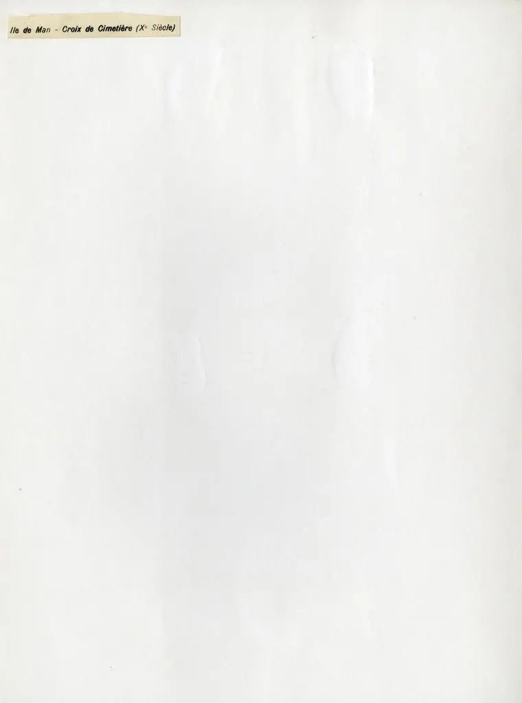 Anonimo , Ile de Man - Croix de Cimetière (Xe Siècle)