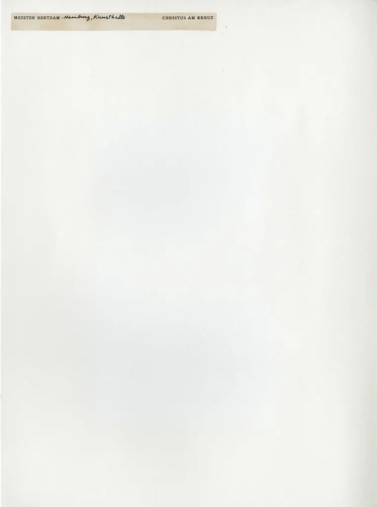 Anonimo , Meister Bertram - Hamburg, Kunsthalle - Christus am Kreuz