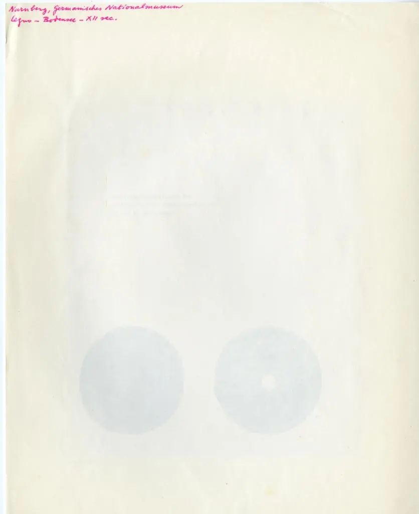 Anonimo , N&uuml;rnberg, Germanische Nationalmuseum - Legno - Bodensee - XII sec.