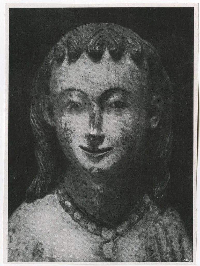 Anonimo , "Johannis" Schw&auml;bische Holzplastik. Um 1280.