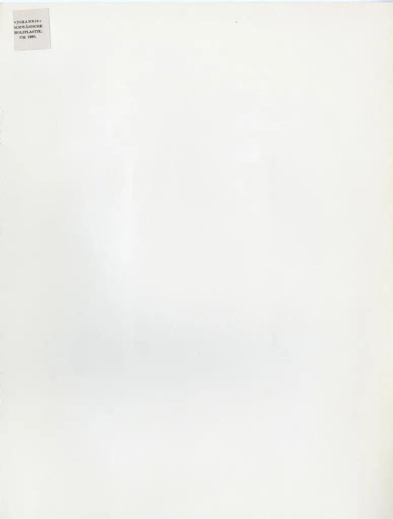 Anonimo , "Johannis" Schw&auml;bische Holzplastik. Um 1280.