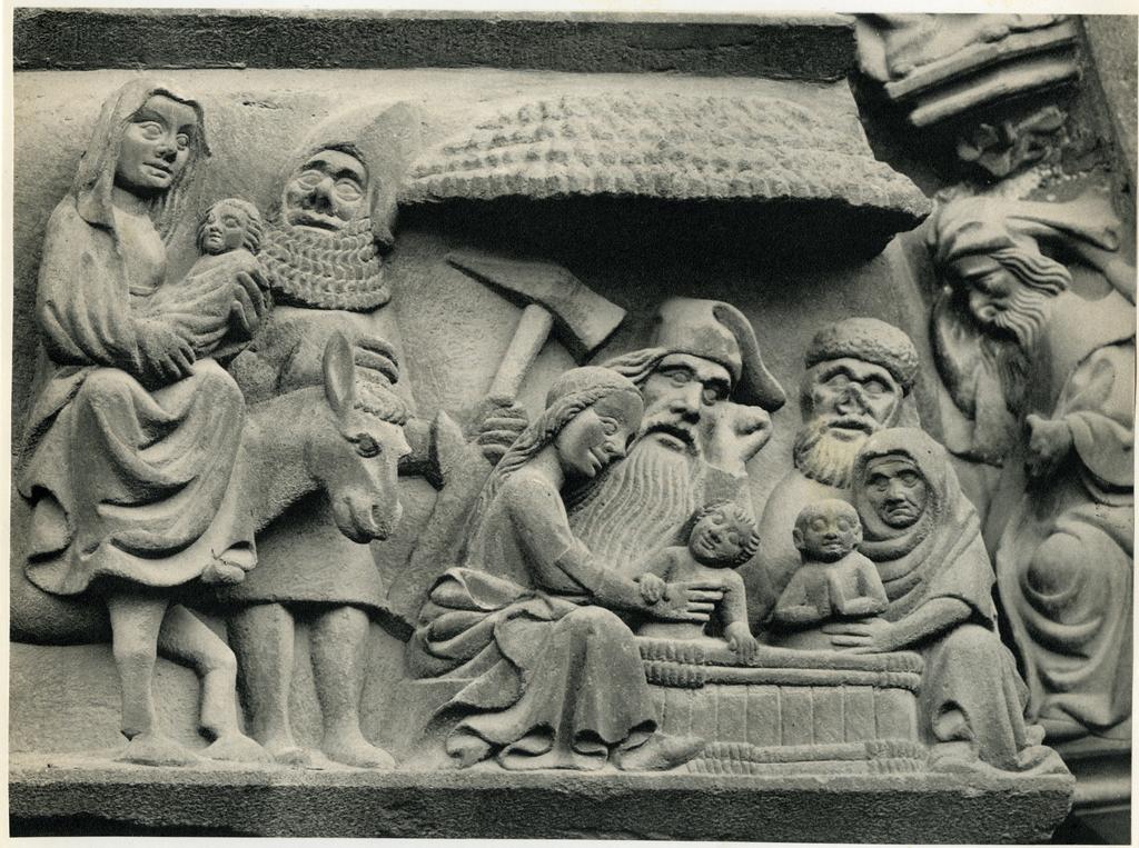 Bandi, Theo , Thann (Elsass), Westportal am Münster. Um 1390-1400.