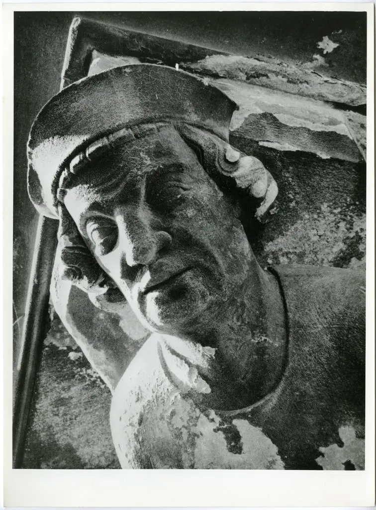 Anonimo tedesco sec. XIV , Ritratto maschile