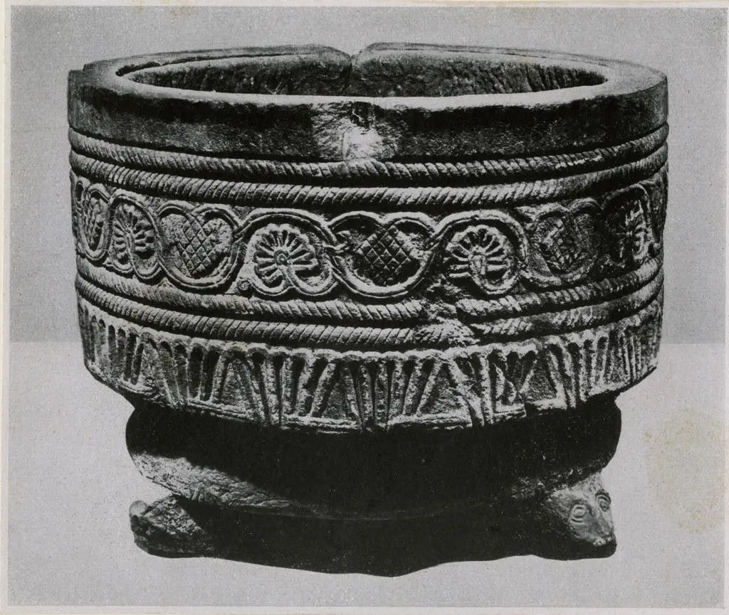 Anonimo , Westf&auml;lisches Taufbecken, 12. Jahrhundert