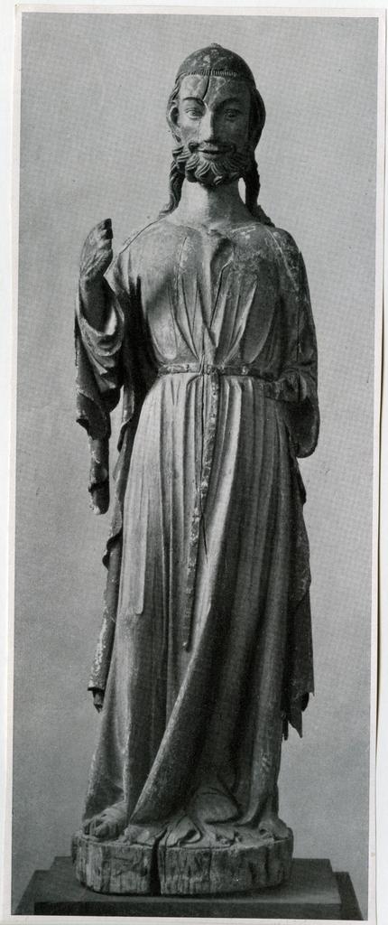 Anonimo , Deutsch, um 1250-60. Holzskulptur New-York, Metropolitan Museum - Neuerwerbung 1928