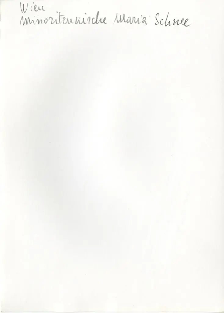 Anonimo , Wien, Minoritenkirche - Maria Schnee