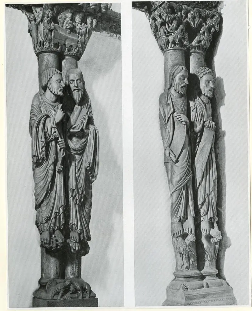 Anonimo , Apostelpaare aus der Camara Santa der Kathedrale von Oviedo