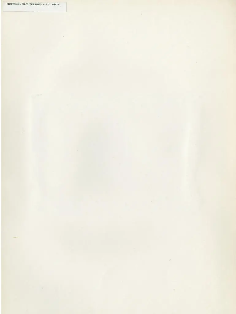 Anonimo , Chapiteau - Silos (Espagne) - XIIe si&egrave;cle.