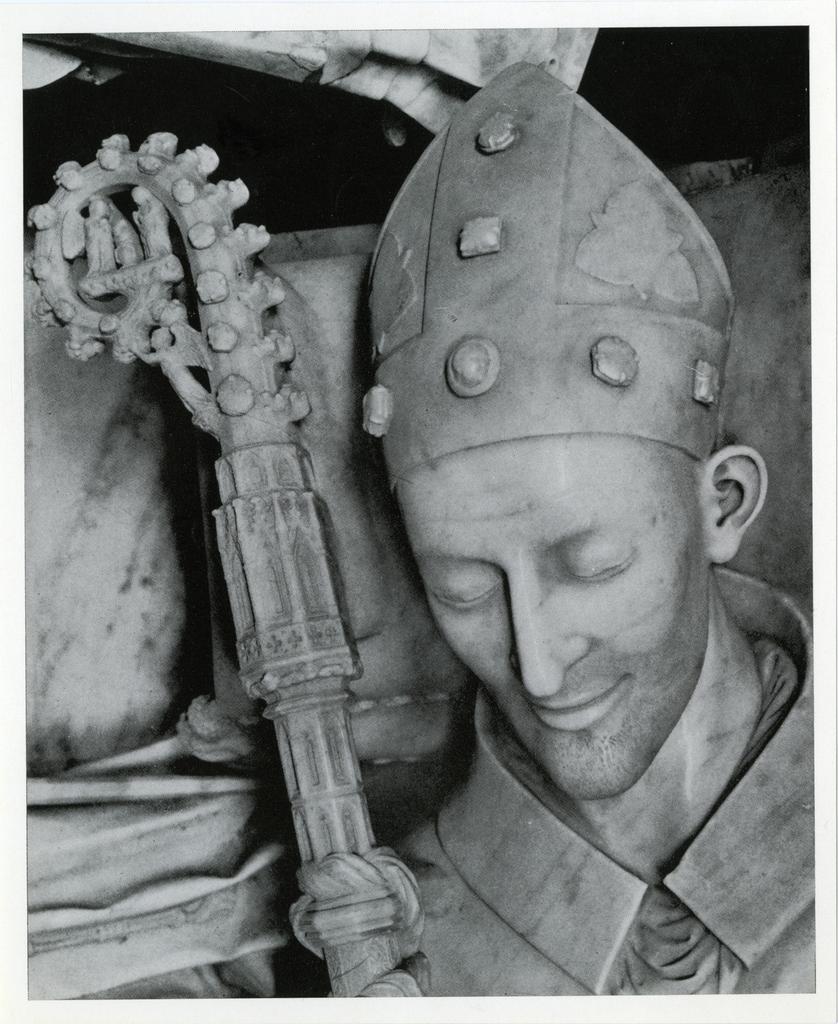 Anonimo , Scultore pisano francisante, c. 1337: Ritratto di Juan de Aragón morto; Tarragona, Duomo.
