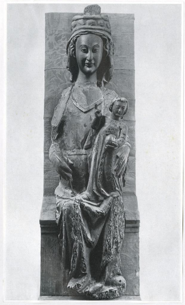 Anonimo spagnolo sec. XIV , Madonna con Bambino