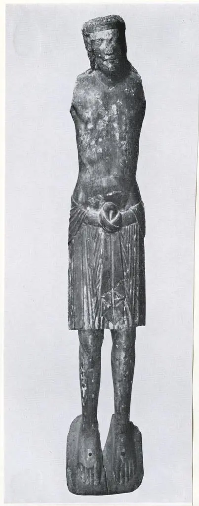 Anonimo , Anonimo spagnolo - sec. XIII - Cristo crocifisso