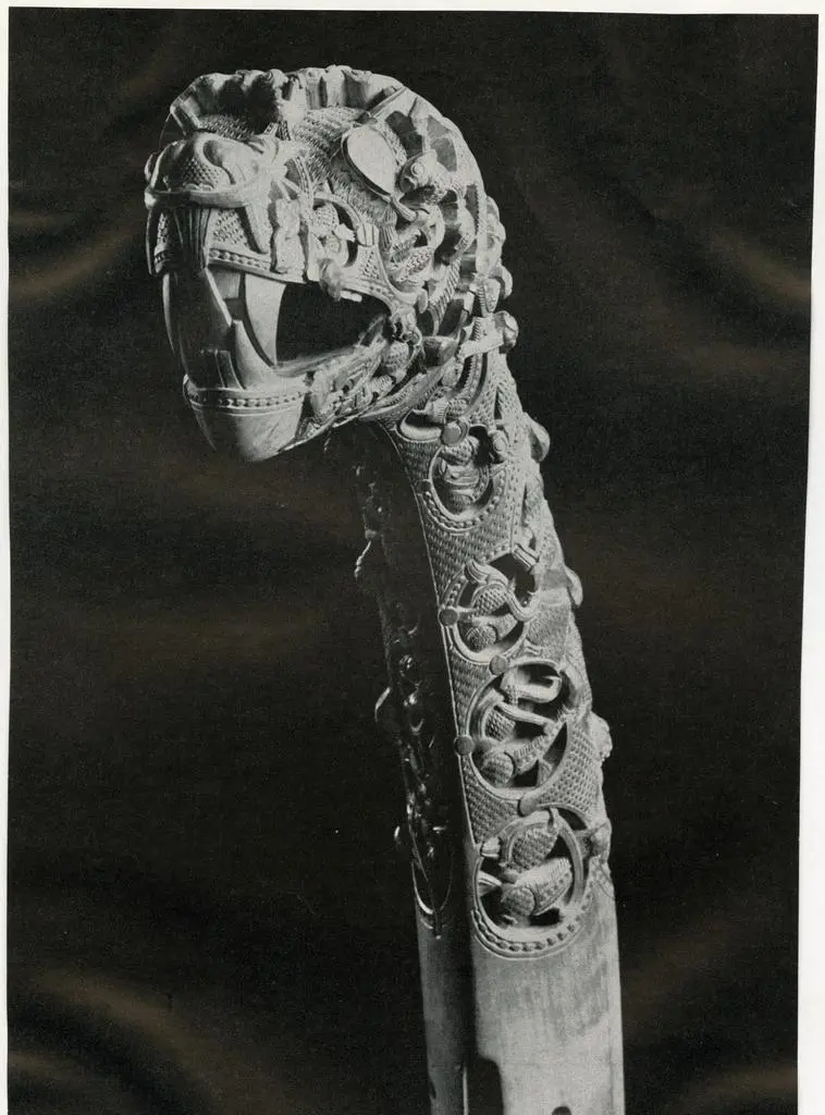 Anonimo scandinavo sec. XI/ XII , Motivo decorativo con animali fantastici, Drago