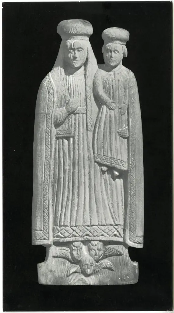 Anonimo , Anonimo - sec. XIII - Madonna con Bambino e putti