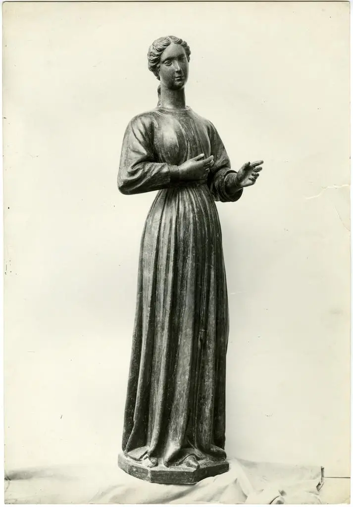 Gabinetto Fotografico della Soprintendenza Speciale per il Patrimonio Storico, Artistico ed Etnoantropologico e per il Polo Museale della citt&agrave; di Firenze , Anonimo - sec. XV - Maria Vergine annunciata