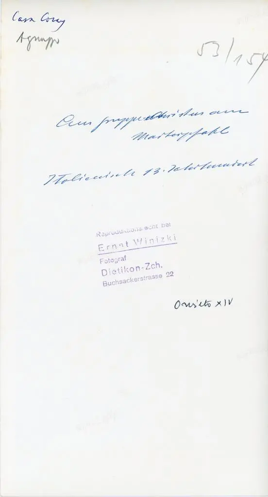 Winizki, Ernst , Anonimo umbro - sec. XIV - Pilato mostra Cristo al popolo