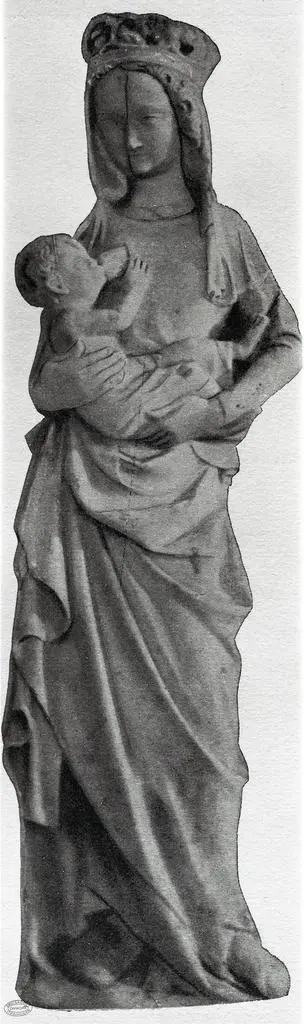 Anonimo , Anonimo francese - sec. XIV - Madonna del latte