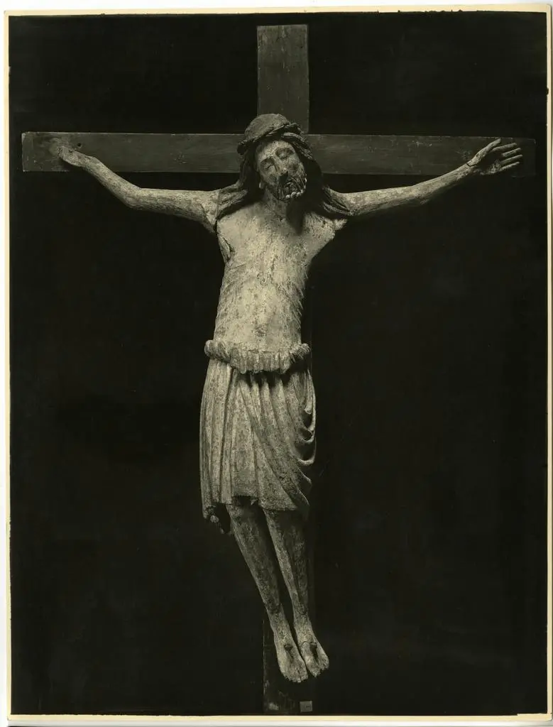 Anonimo , Anonimo giottesco - sec. XIV - Cristo crocifisso