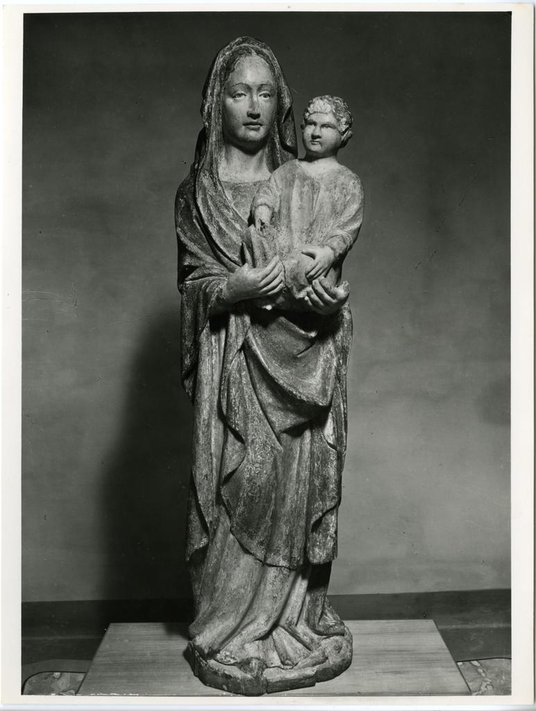 Anonimo , Anonimo toscano - sec. XIV/ XV - Madonna con Bambino
