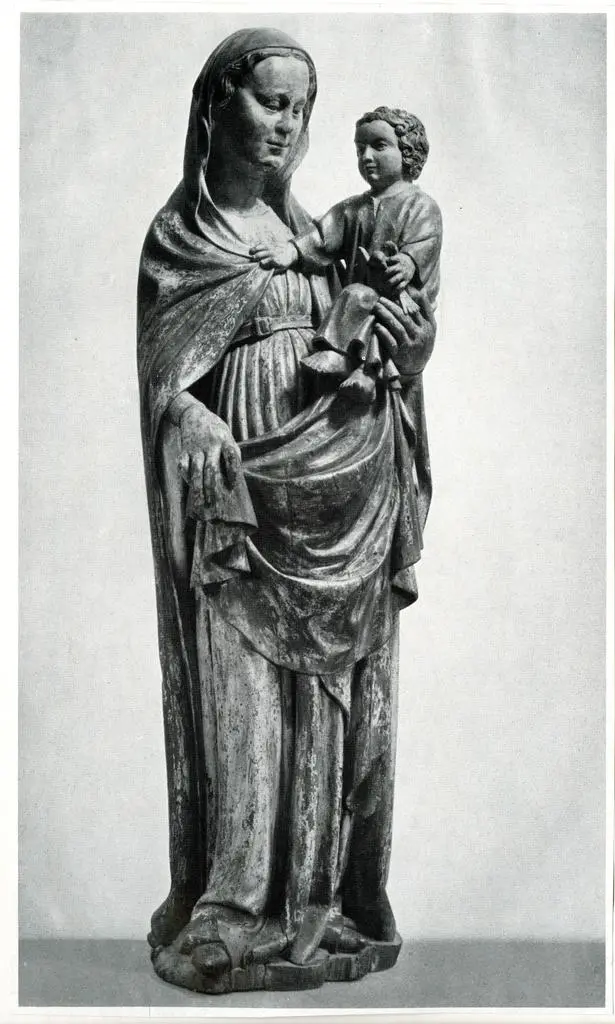 Anonimo olandese sec. XV, (?) , Madonna con Bambino