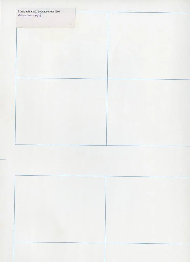 Anonimo , Maria mit Kind, Bodensee, um 1300