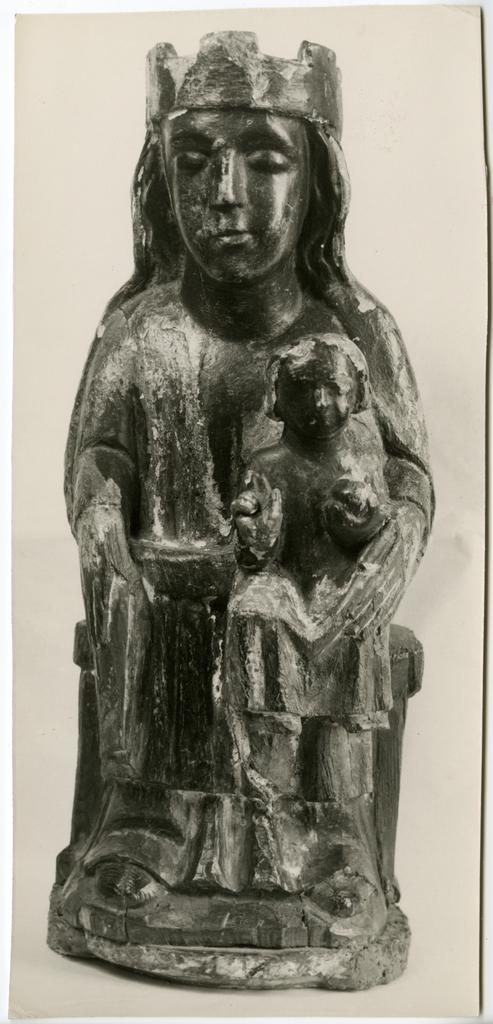 Anonimo , Anonimo - sec. XIII/ XIV - Madonna con Bambino in trono