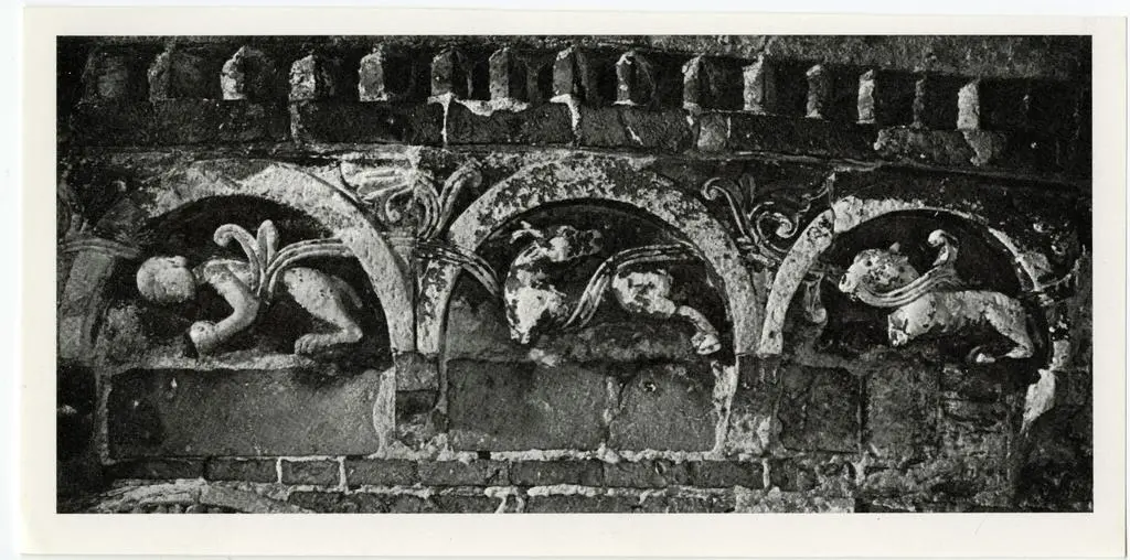 Anonimo , Anonimo - sec. XII/ XIII - Motivi decorativi geometrici; Motivi decorativi vegetali e zoomorfi