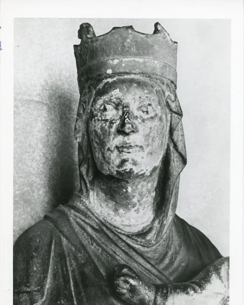 Anonimo , Anonimo - sec. XIV - Madonna con Bambino