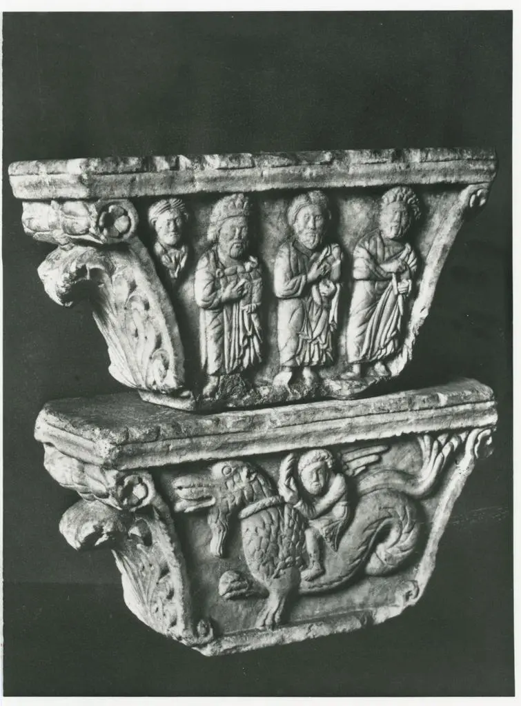 Anonimo , Anonimo - sec. XIII/ XIV - Storie sacre; Motivi decorativi vegetali