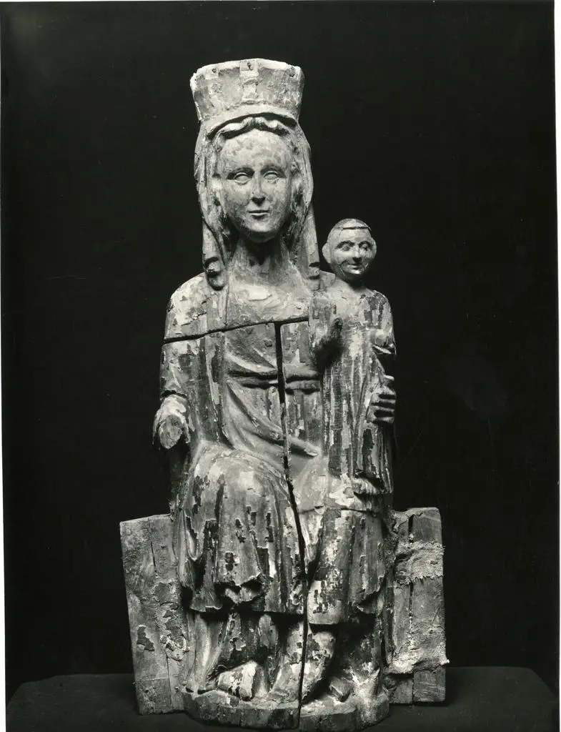 Anonimo , Anonimo sec. XIII/ XIV - Madonna con Bambino