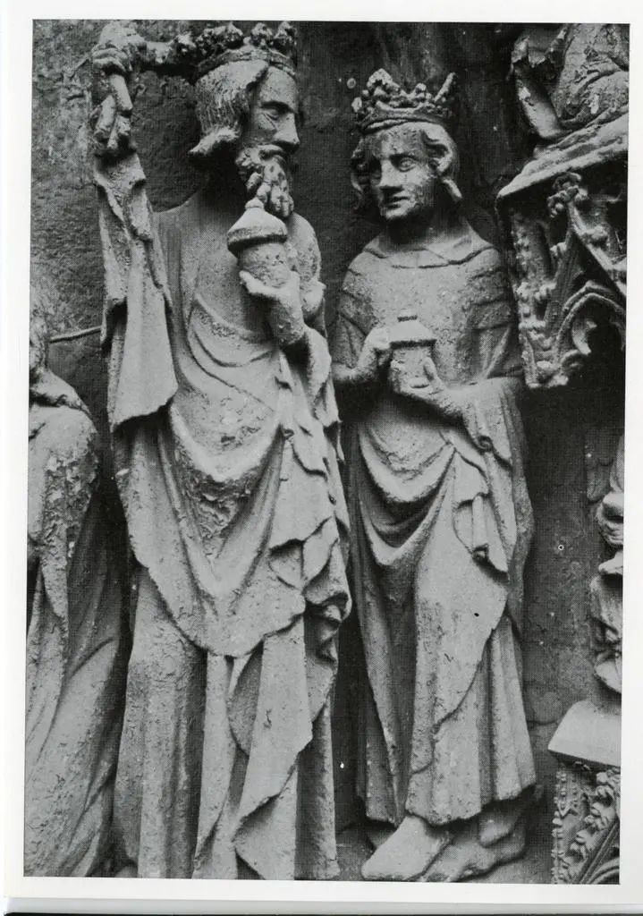 Anonimo , Anonimo sec. XIII/ XIV - Corteo dei Re Magi