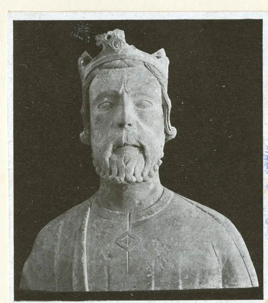 Anonimo , Anonimo sec. XIII - Ritratto di sovrano