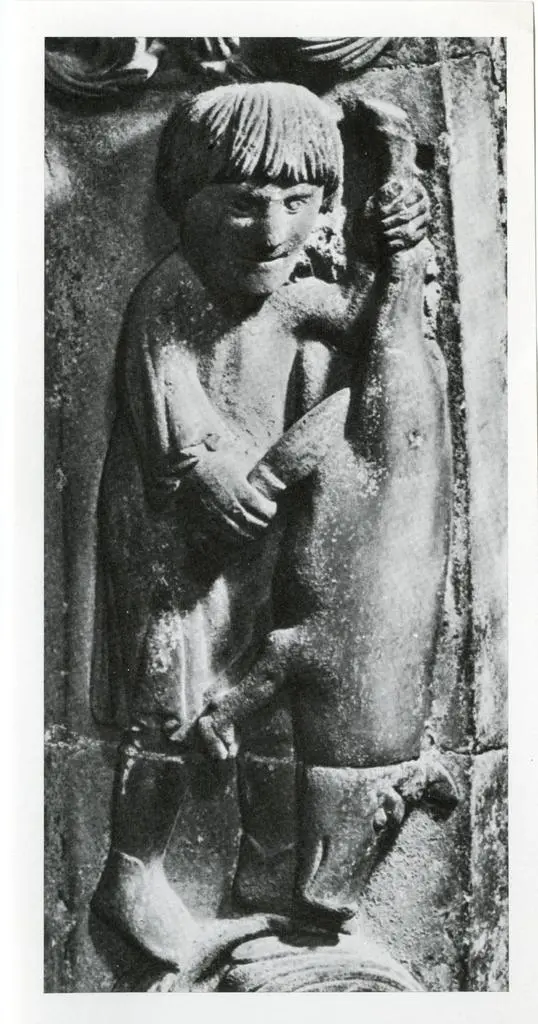 Anonimo , Anonimo lombardo sec. XII - Allegoria del Mese di Novembre