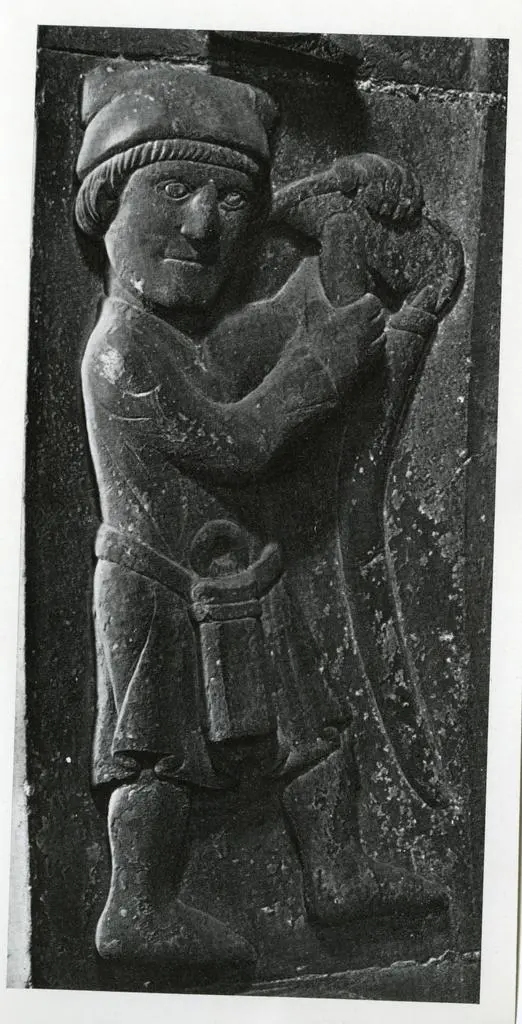 Anonimo , Anonimo lombardo sec. XII - Allegoria del Mese di Giugno