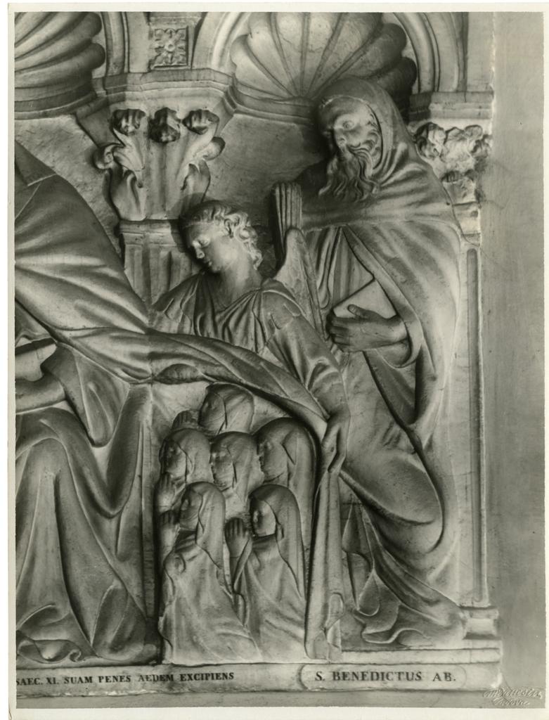 Danesin, Menotti , Marco da Firenze; Nofri Andrea - sec. XV - San Benedetto, angelo e monache benedettine
