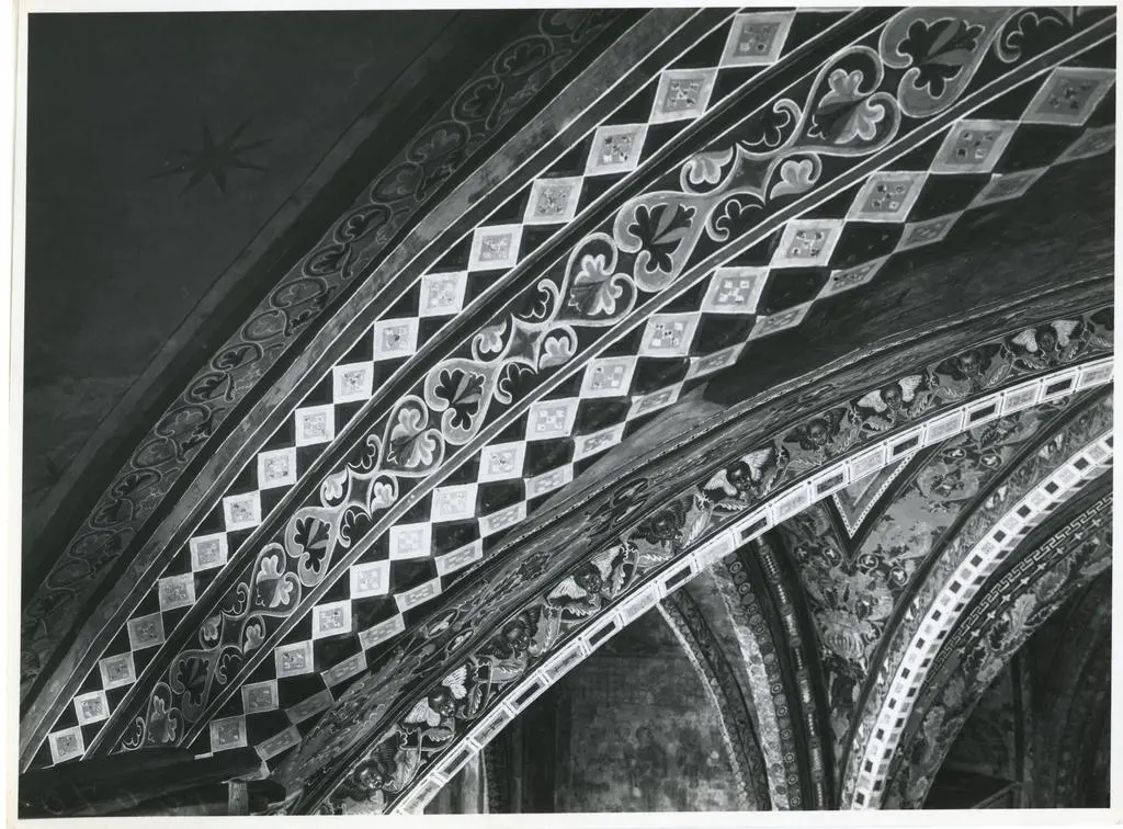 Cenni di Pepo , Motivi decorativi vegetali con putti