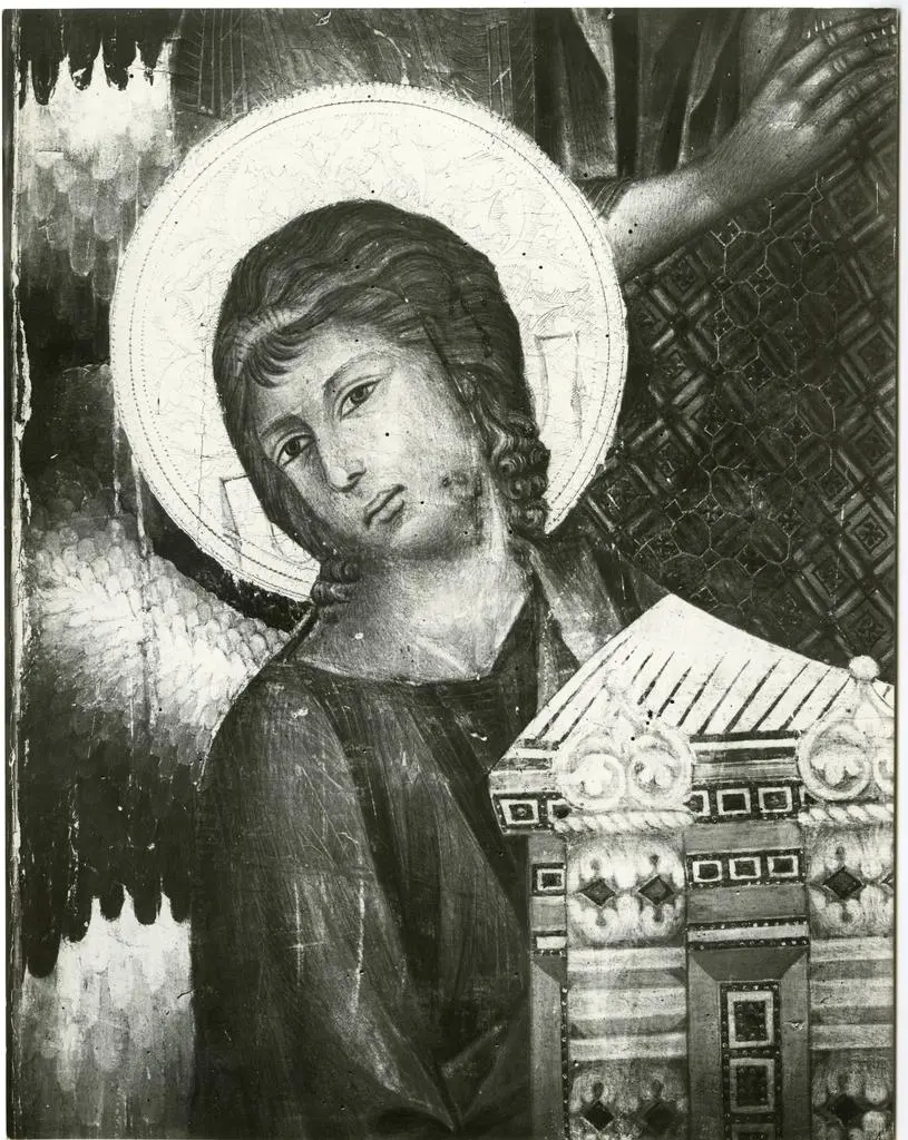 Fototeca dei Musei Civici Fiorentini , Cenni di Pepo - sec. XIII - Madonna con bambino in trono, angeli, Geremia, Abramo, David e Isaia