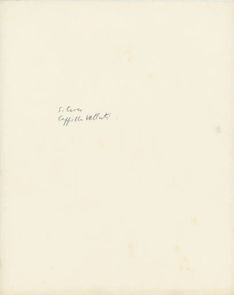 Anonimo , S. Croce - Cappella Velluti