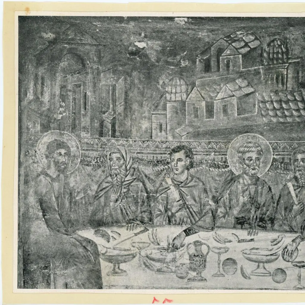 Anonimo , Manfredino di Alberto - sec. XIII - Ultima Cena